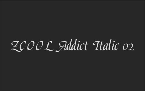 站酷意大利斜体02