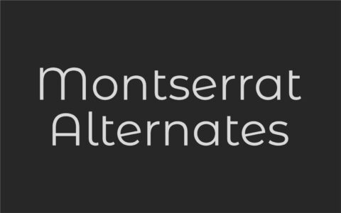 Montserrat Alternates