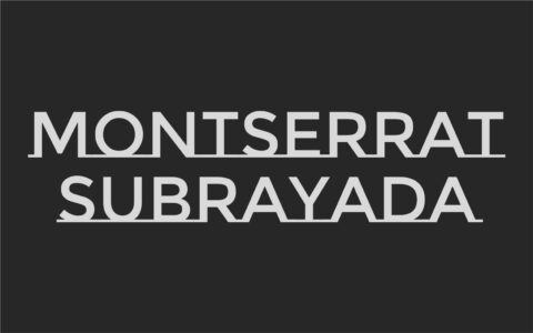Montserrat Subrayada