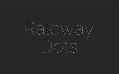 Raleway Dots