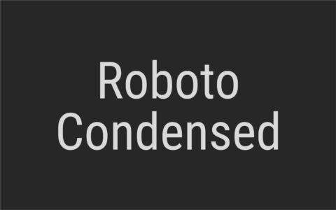 Roboto Condensed