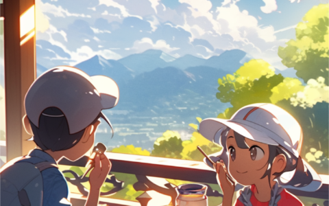 二十四节气二次元风格海报