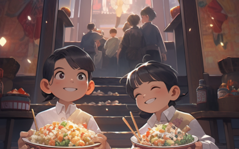 二十四节气二次元风格海报