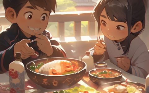 二十四节气二次元风格海报