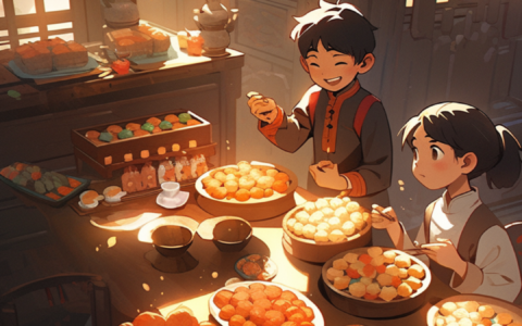 二十四节气二次元风格海报