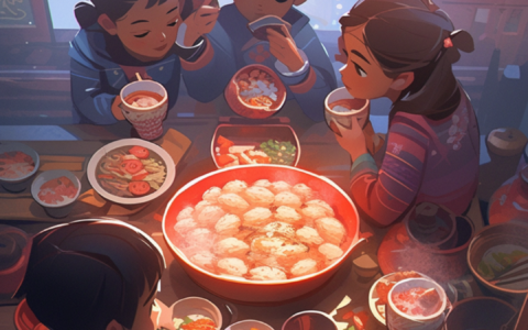 二十四节气二次元风格海报