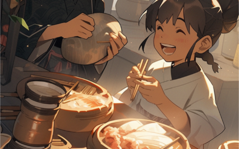 二十四节气二次元风格海报