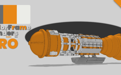Blender彩色线框渲染 - Colorframe Renders Pro 4.1.13