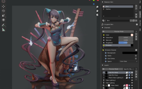 Blender多图层纹理绘制插件 – ucupaint 2.3.3