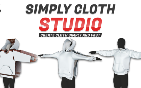 Blender布料模拟插件 Simply Cloth studio 1.5.5