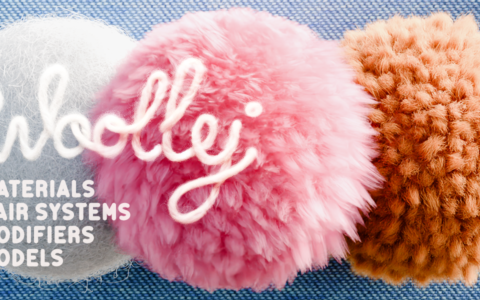 Blender插件 Woolly 针毡和编织生成 2.0.6