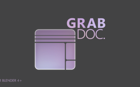 GrabDoc 1.4.1 快速烘焙纹理贴图