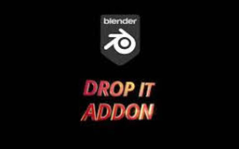 Blender自动放置到地面插件 Drop It