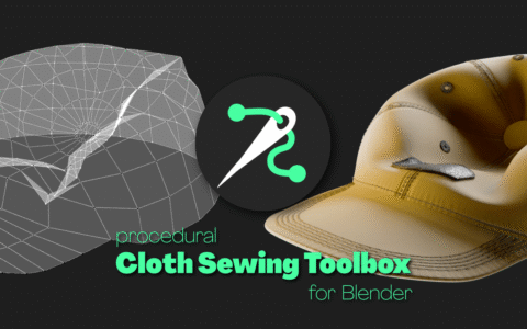 Procedural Cloth Sewing Toolbox For Blender 4.2+
