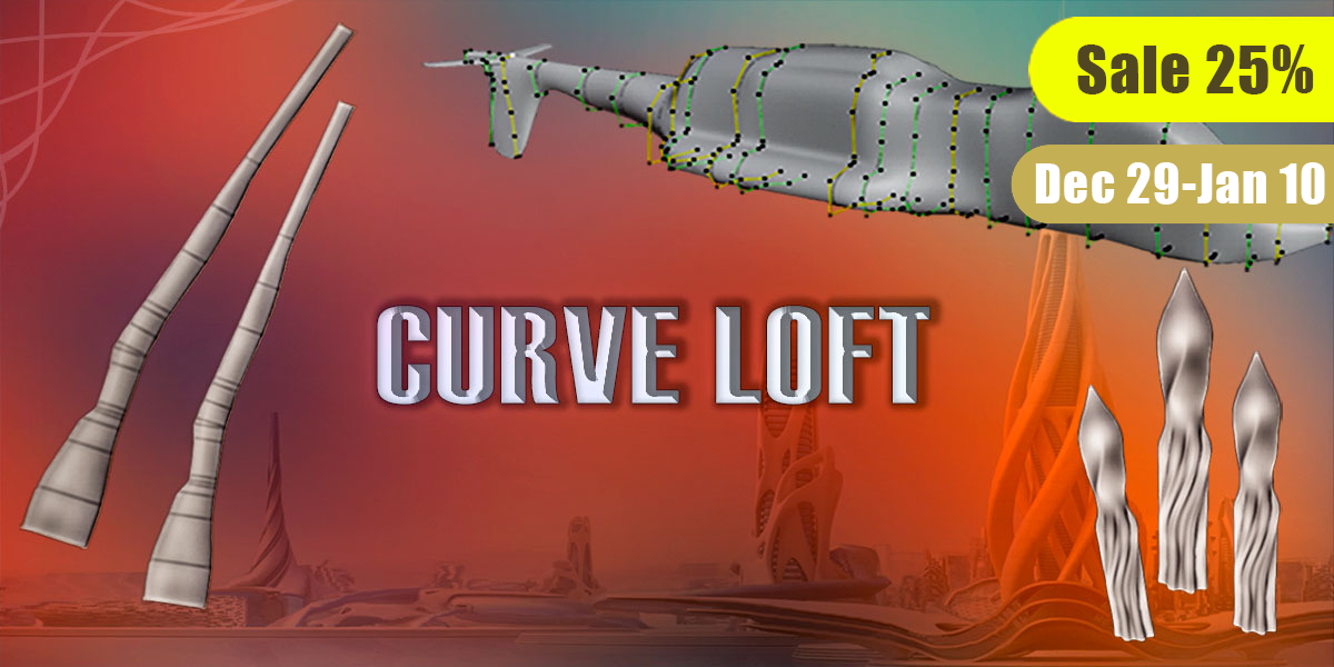 Curve Loft Blender 曲线放样 1.2.7