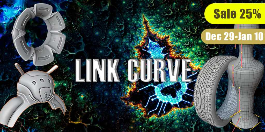 Link Curve Blender 链条曲线 1.2.6