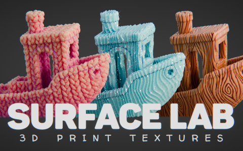 Surface Lab - 3D Print Textures 1.0 Blender 5.0+
