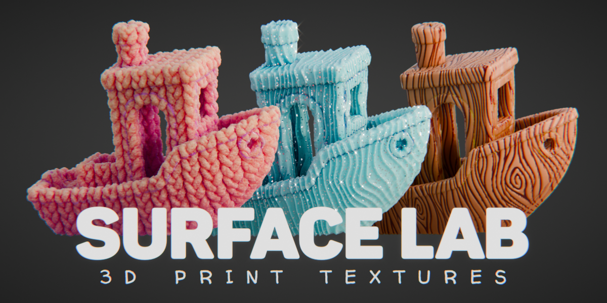 Surface Lab - 3D Print Textures 1.0 Blender 5.0+